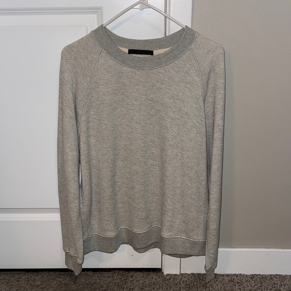 Gray Jenni Kanye Crewneck Sweatshirt